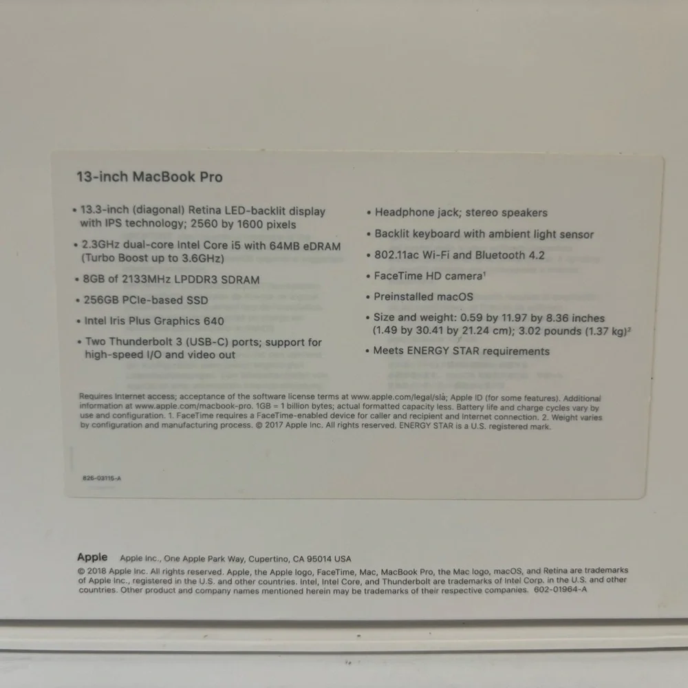 MacBook Pro Apple 14” EMPTY BOX ONLY EXCELLENT CONDITION